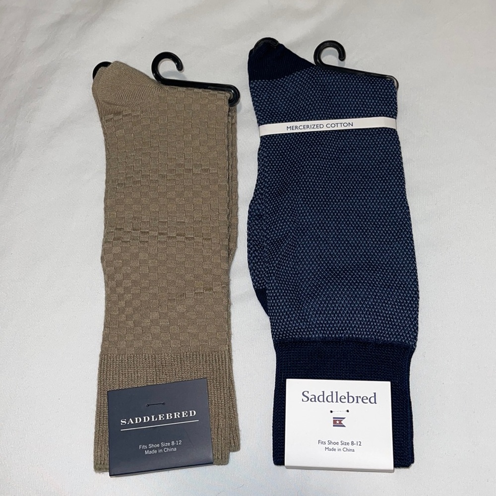 NWT Men’s Saddlebred Dress Socks- Shoe Size: 8-12